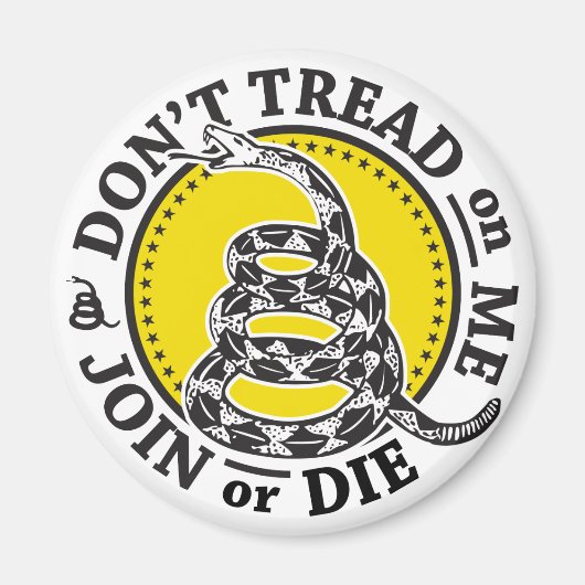 ガッズデンのヘビの紋章 マグネット (正面)