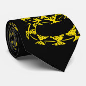 ガッズデンスネークイエロー&ブラックタイ ネクタイ (ロール)