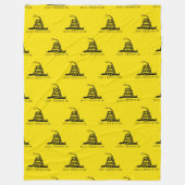 ガッズデンラトルズナケ国旗：1776年革命戦争 フリースブランケット (正面)