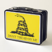 ガッズデンラトルズナケ国旗:1776年革命戦争 メタルランチボックス (裏面)