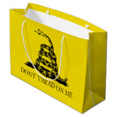 ガッズデンラトルズナケ国旗：1776年革命戦争 ラージペーパーバッグ (裏面アングル)