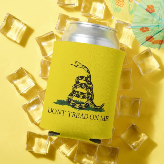 ガッズデンラトルズナケ国旗：1776年革命戦争 缶クーラー (インサイチュ 夏)