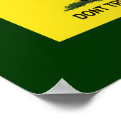 ガッズデン国旗が私を踏みつけない ポスター (角)