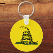 ガッズデン国旗の変種 キーホルダー (正面)