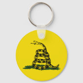 ガッズデン国旗の変種 キーホルダー (裏面)