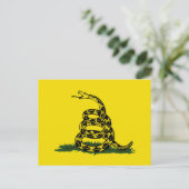 ガッズデン国旗の変種 ポストカード (スタンド正面)