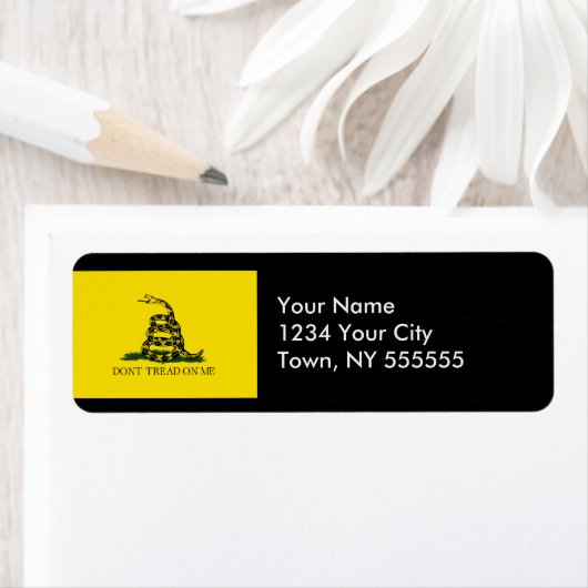 ガッズデン国旗 ラベル (インサイチュ)