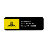 ガッズデン国旗 ラベル (正面)