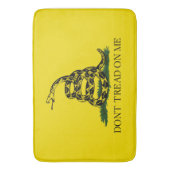 ガッズデン国旗（私に踏みつけないでください） （アメリカのヘビ国旗） バスマット (正面縦)