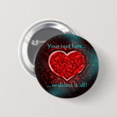 ガッツィバレンタインピン 缶バッジ (正面&裏面)