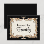 ガッツビー アートデコ ノゥボー ライス ファウゴールド チューリップ 招待状 (正面/裏面)