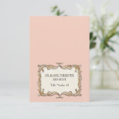 ガッツビー アートデコ ノゥボー ライス ファウ ゴールド チューリップ 招待状 (スタンド正面)