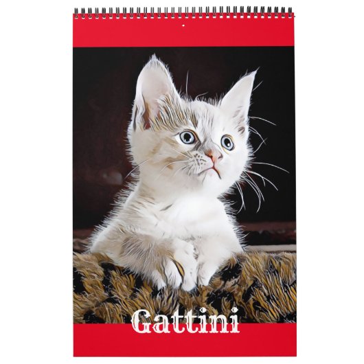 ガッティガッティーニCUCCIOLI - Calendario カレンダー (カバー)