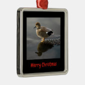 ガッドウェルダックメリークリスマスフレームメタルオーナメント メタルオーナメント (右)