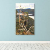 ガッレン・カレラ - 黒背木鶏 1894 キャンバスプリント (インサイチュ (ウッドフロア))