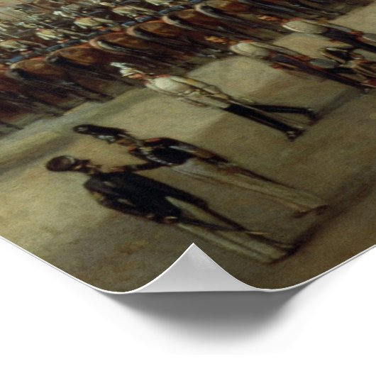 ガティナで行われたパウロの除幕式 ポスター (角)