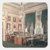 ガティナ宮のアレキサンダー3世の勉強 スクエアシール (正面)