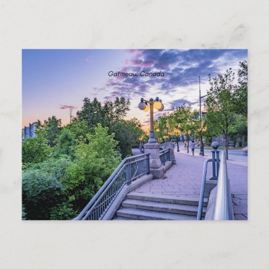 ガティノー,カナダの街並み写真 ポストカード (正面)