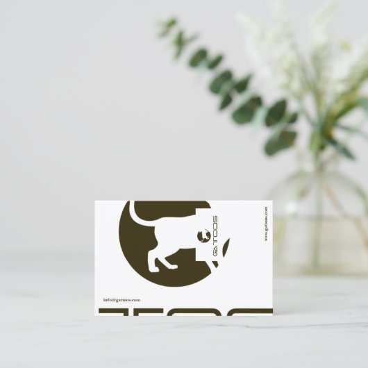 ガトス名刺 名刺 (スタンド正面)