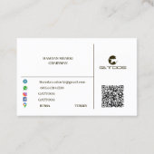 ガトス名刺 名刺 (裏面)