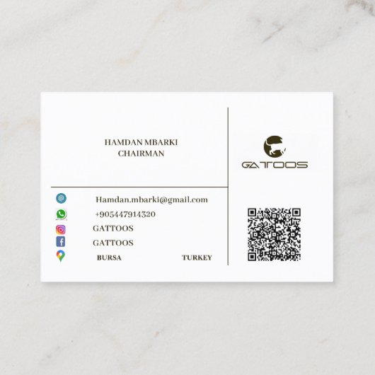 ガトス名刺 名刺 (裏面)