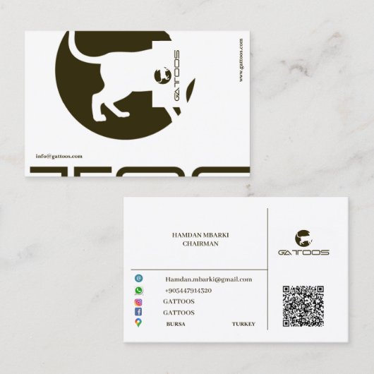 ガトス名刺 名刺 (正面/裏面)