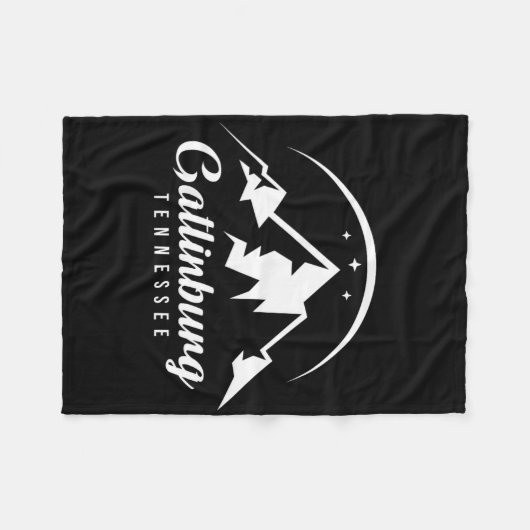 ガトリンバーグテネシースキーリゾートスキースノーボーディン フリースブランケット (正面(横))