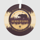 ガトリンバーグテネシーベアーパインツリーズ自然 オーナメント (裏面)