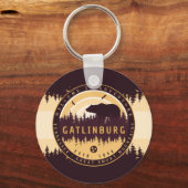 ガトリンバーグテネシーベアーパインツリーズ自然 キーホルダー (正面)