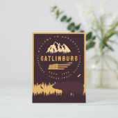 ガトリンバーグテネシーベアーパインツリーズ自然 ポストカード (スタンド正面)