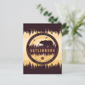 ガトリンバーグテネシーベアーパインツリーズ自然 ポストカード (スタンド正面)