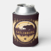 ガトリンバーグテネシーベアーパインツリーズ自然 缶クーラー (缶正面)