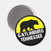 ガトリンバーグテネシー熊スモークマウンテン マグネット (正面/裏面)