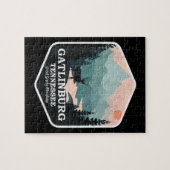 ガトリンバーグテネシー素晴らしスモーキー山脈ハイキング ジグソーパズル (横)