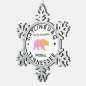 ガトリンバーグテネシー スノーフレークピューターオーナメント (右)