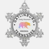 ガトリンバーグテネシー スノーフレークピューターオーナメント (正面)