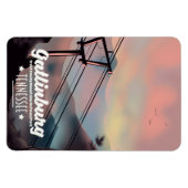 ガトリンブルク素晴らしスモークマウンテンズテネシー マグネット (横)