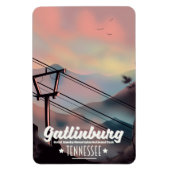 ガトリンブルク素晴らしスモークマウンテンズテネシー マグネット (縦)