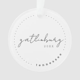 ガトリンブルク，テネシー旅行統一された州シンプル オーナメント