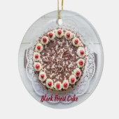 ガトー甘い歯のためのブラックフォレストケーキベーキング セラミックオーナメント (左)
