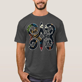 ガナアクアンアディンクラアンカラパターン Tシャツ