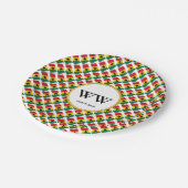 ガナ国旗のお祝い 誕生日 遺産 パーティー ペーパープレート (アングル)