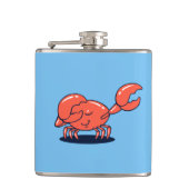 ガニがダブをする フラスク (正面)