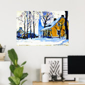 ガニョン – カナダの村グレイの日， ポスター (ホームオフィス)