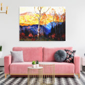ガニョン – ゴールデン秋、ローレンティア キャンバスプリント (インサイチュ (リビング))
