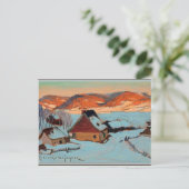 ガニョン – トワイライト – ケベックの冬 ポストカード (スタンド正面)