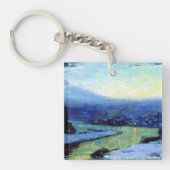 ガニョン – トワイリ素晴らしット絵画ワイト キーホルダー (正面)