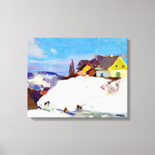 ガニョン – ファーム， Baie Saint Paul キャンバスプリント (正面)