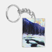 ガニョン – リバー雪解素晴らしけ キーホルダー (正面左)