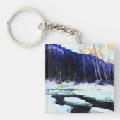 ガニョン – リバー雪解素晴らしけ キーホルダー (正面)